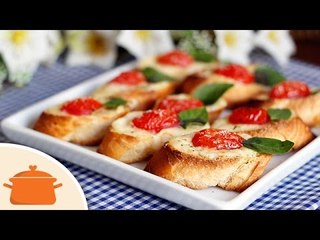 Como Fazer Bruschetta Caprese - Receita Prática