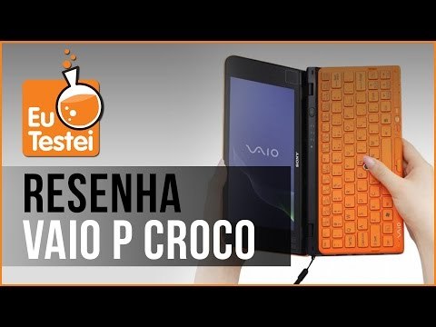 Sony Vaio P VPC-P110 croco Netbook - Vídeo Resenha EuTestei Brasil