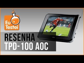 Tải video: TV Portátil AOC TPD-100 - Vídeo Resenha EuTestei Brasil