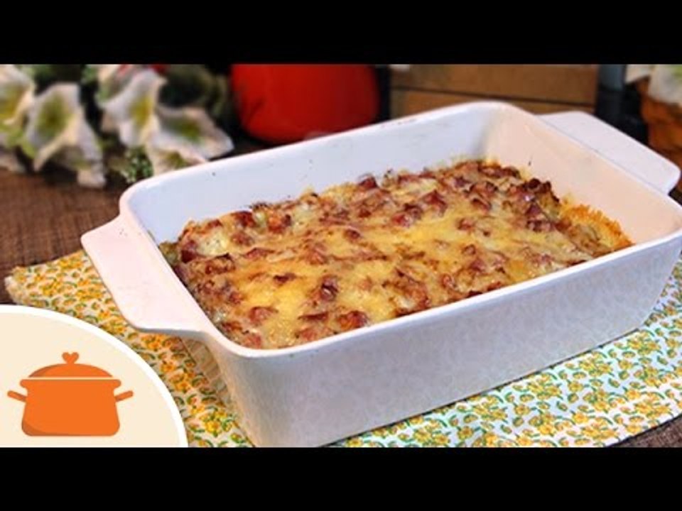 Como Fazer Torta Bruschetta - Receita de massa de pão francês