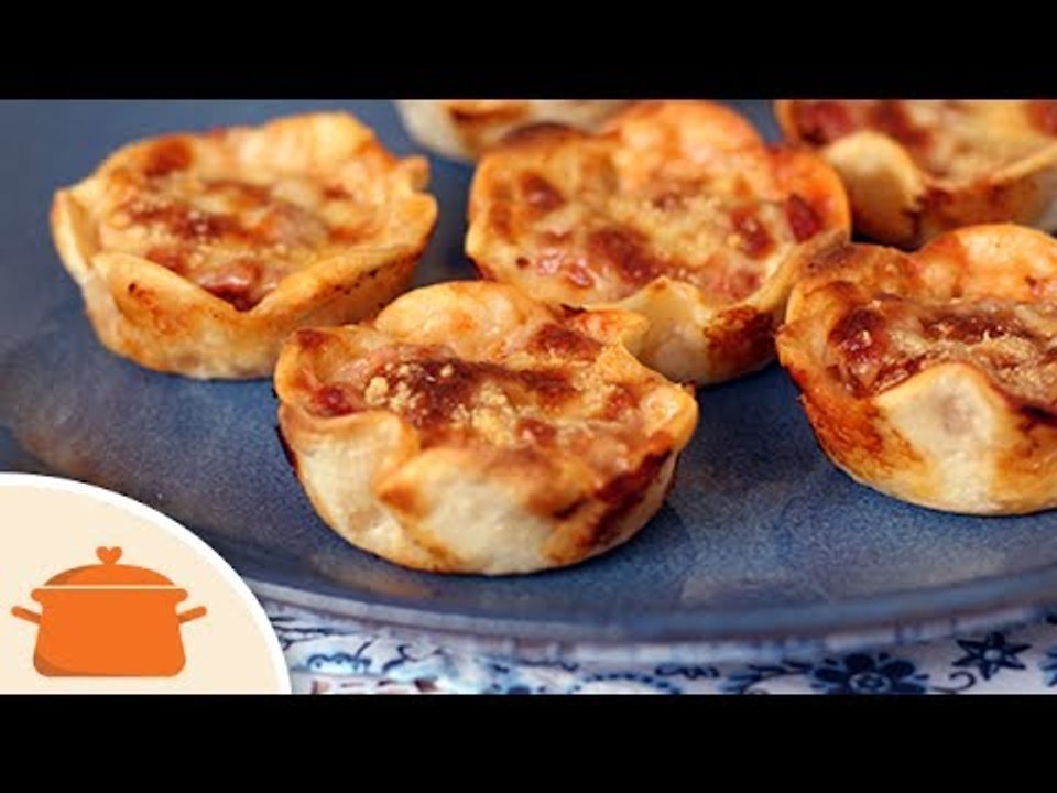 Como Fazer Cestinha de Lasanha - Receita Prática com Massa de Pastel