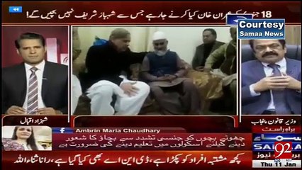 Rana Sanaullah's non-sense response to anchor Shehad Iqbal