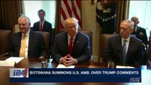 i24NEWS DESK | Trump: I never said anything about Haitians | Friday, January 12th 2018