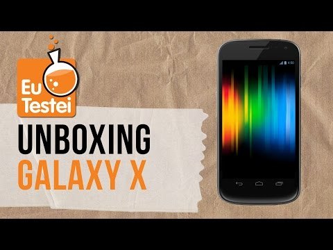 Galaxy X (Galaxy Nexus) GT-I9250 Samsung Smartphone - Vídeo Unboxing EuTestei Brasil