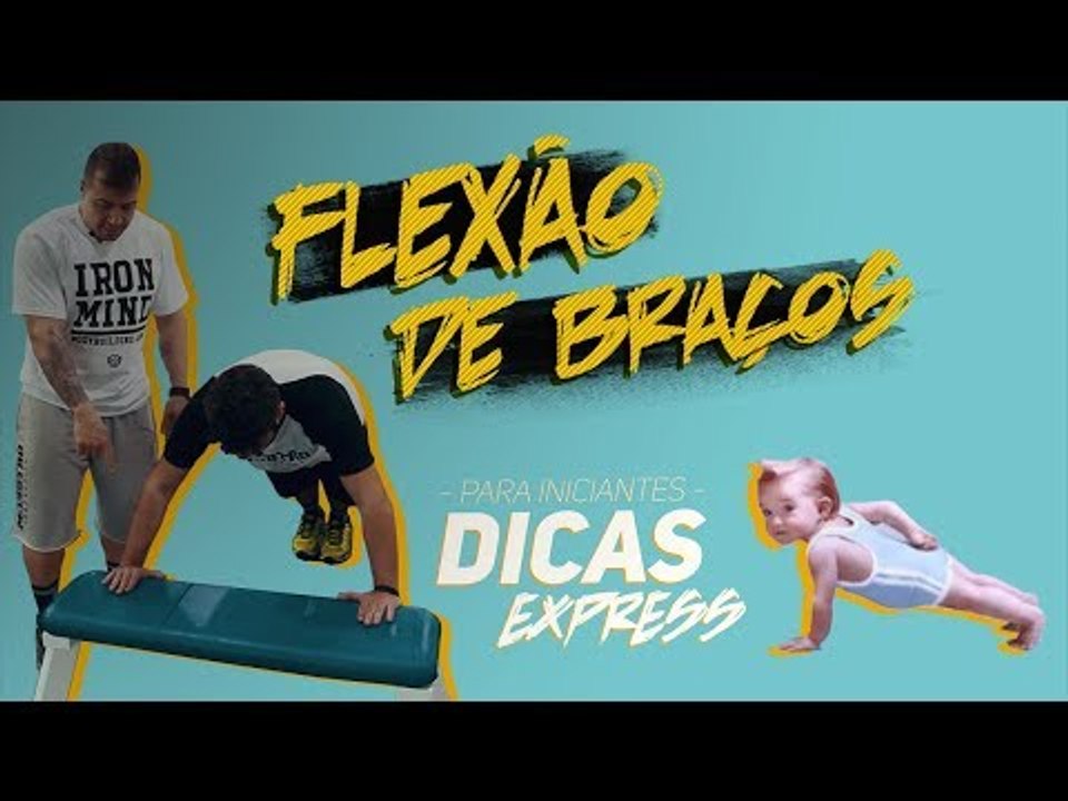 FLEXÃO DE BRAÇOS - DICAS EXPRESS #5