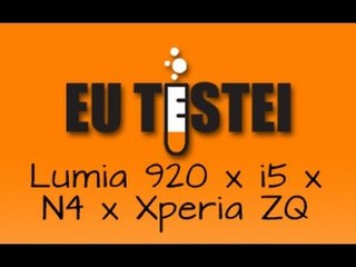 Nexus 4 x iPhone 5 x Xperia ZQ x Lumia 920 - Comparativo Brasil