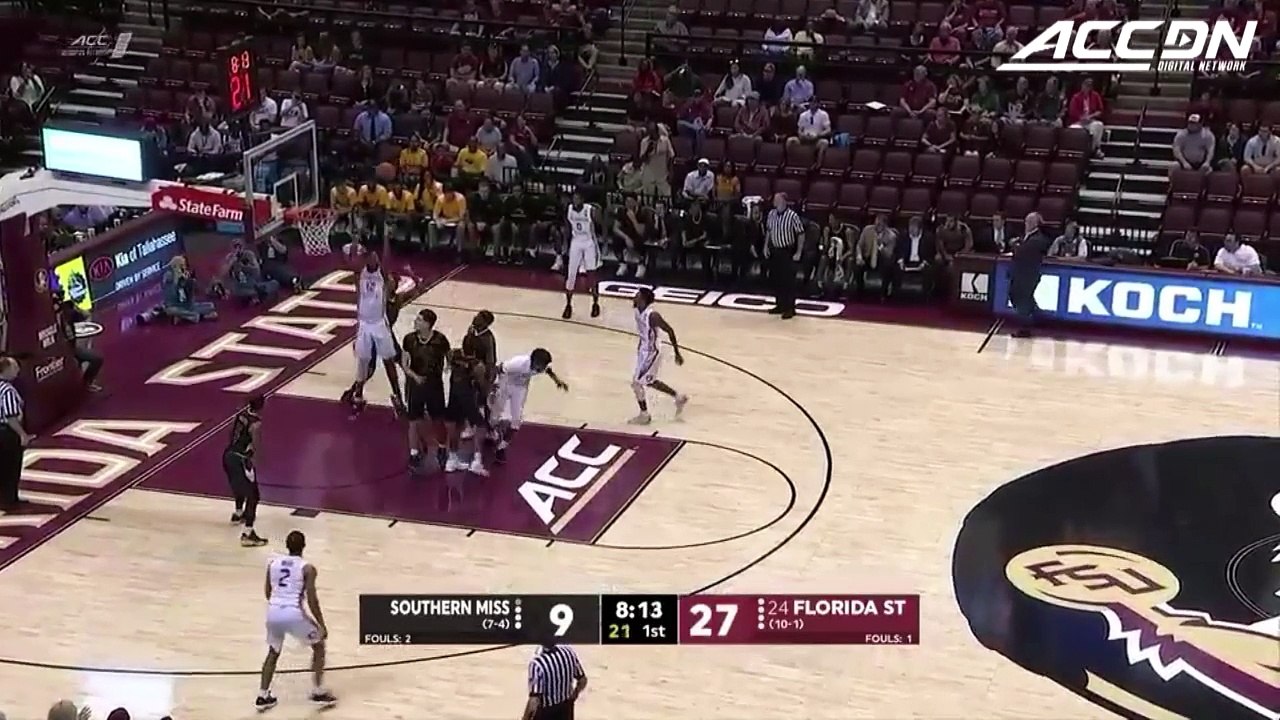 Southern Miss Vs. Florida State Basketball Highlights (2017-18) - Video ...