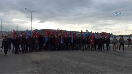 Denizli'deki Metal İşçilerinden 'Zam' Eylemi