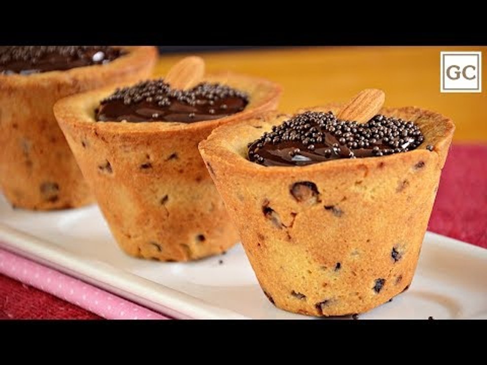 Copinho de cookie recheado | Receitas Guia da Cozinha