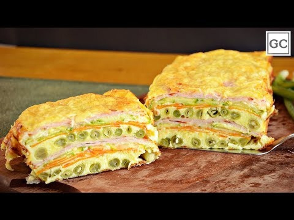Omelete de forno em camadas | Receitas Guia da Cozinha