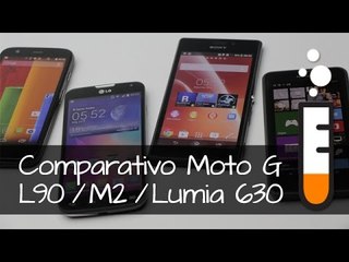 L90 x Moto G x M2 x Lumia 630 - Vídeo Comparativo Brasil