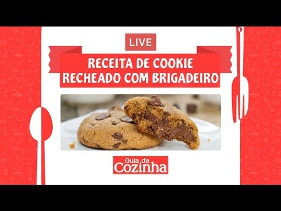 [AO VIVO] Receita de cookie recheado com brigadeiro! | Guia da Cozinha