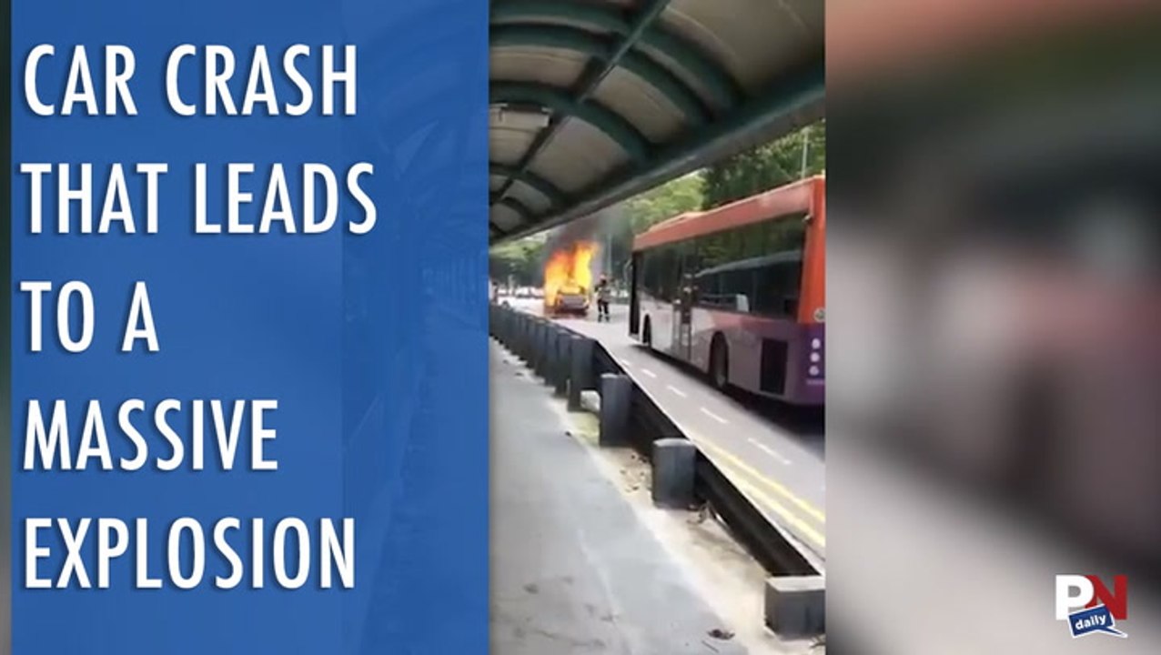 A Car Crash That Leads To A Massive Explosion