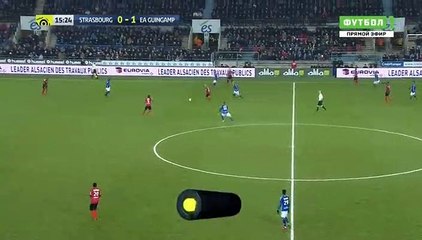 Nicolas Benezet Goal HD - Strasbourg	0-2	Guingamp 12.01.2018