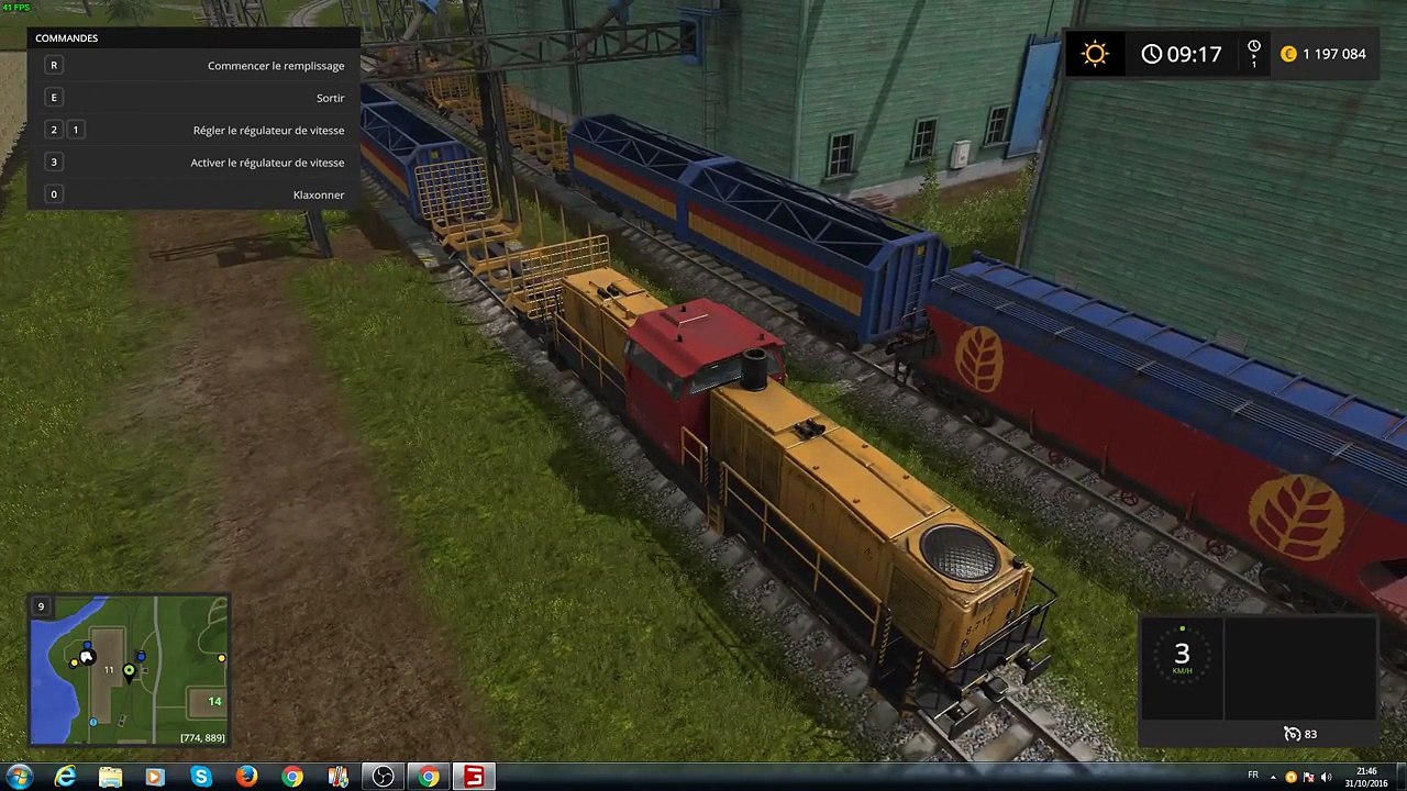 [Farming simulator 17] test du train