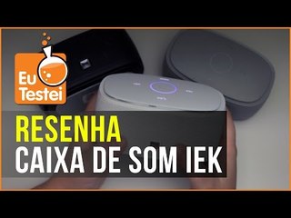 Caixinha de som muito boa, essa é a IEK BBS700 - Resenha EuTestei