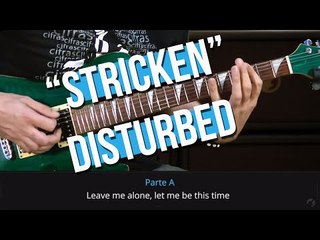 Disturbed - Stricken (como tocar - aula de guitarra)