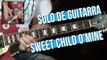 Guns N' Roses - Sweet Child O' Mine - Solo (como tocar - aula de guitarra)