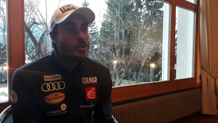 Johan Clarey : "Mon record de vitesse à Wengen ? Un super souvenir"