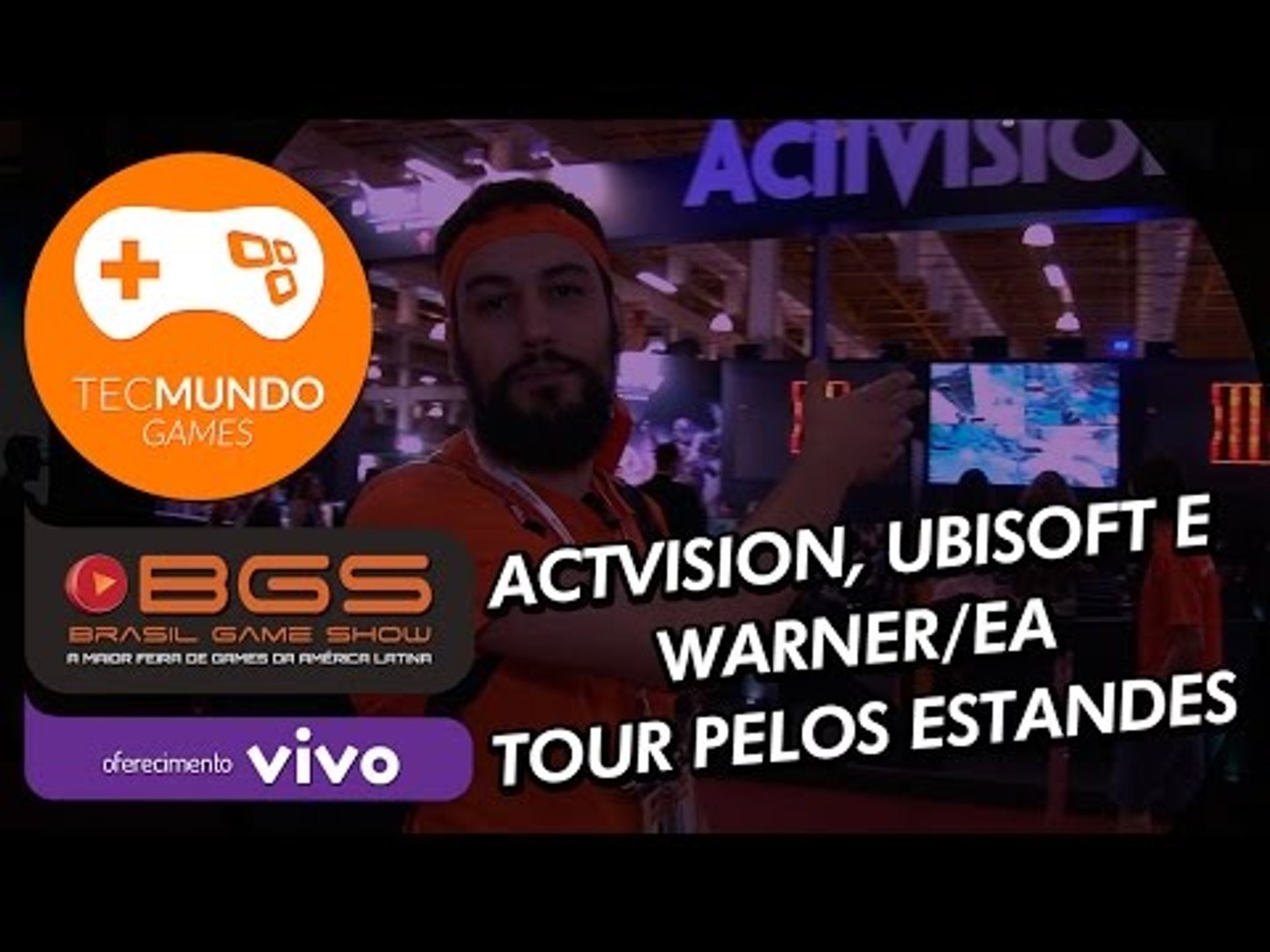 Activision, Ubisoft e Warner/EA: Tour pelos estandes [BGS 2015] - TecMundo  Games - Vídeo Dailymotion