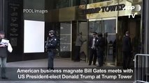 Bill Gates meets with US President-elect Trump