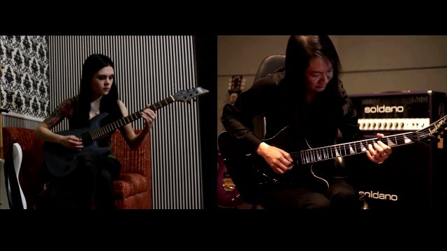 Lens Kidman & Mayzan play Concerto (Marty Friedman and Jason Becker's Cacophony cover)