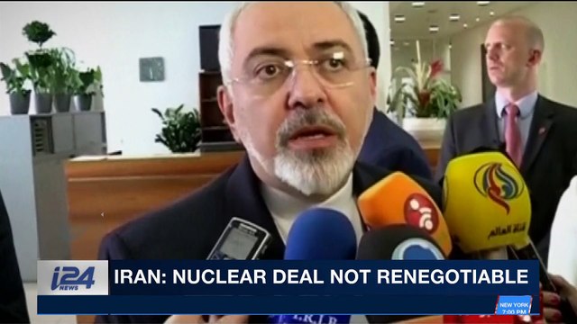 i24NEWS DESK | Iran : nuclear deal not renegotiable | Friday, January 12th 2018