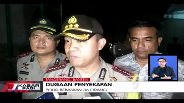 Polres Tangerang Berhasil Membebaskan 36 Orang Yang Diduga Disekap Oleh Perusahaan di Bidang Alat Kesehatan