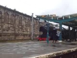 The 60103 'Flying Scotsman' in The Hadrian departing at Carlisle.