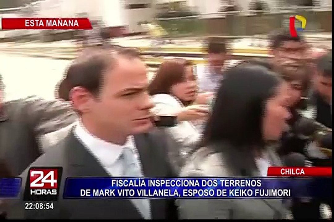 Fiscalía inspeccionó dos terrenos de Mark Vito, esposo de Keiko Fujimori