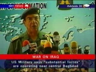 Guerre en Irak : Sky News - 6 avril 2003