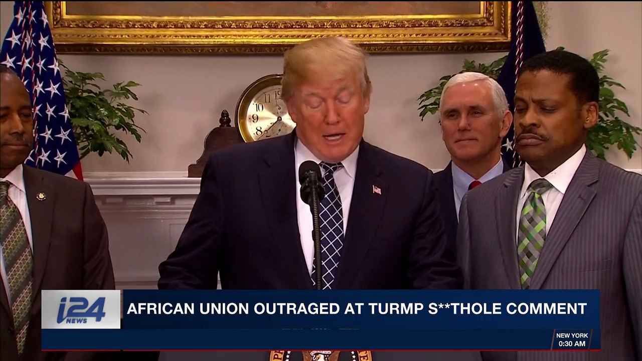 i24NEWS DESK | African Union outraged at Trump "s**thole" comment | Saturday, January 13th 2018