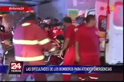 Conozca las dificultades de los bomberos para atender emergencias