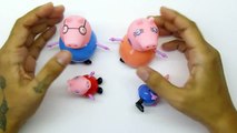 Meet PEPPA PIG and FAMILY Mommy Daddy George Peppa Toys Play