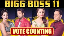 Bigg Boss 11 : Live vote count Shilpa vs Hina vs Vikas vs Punees | FilmiBeat