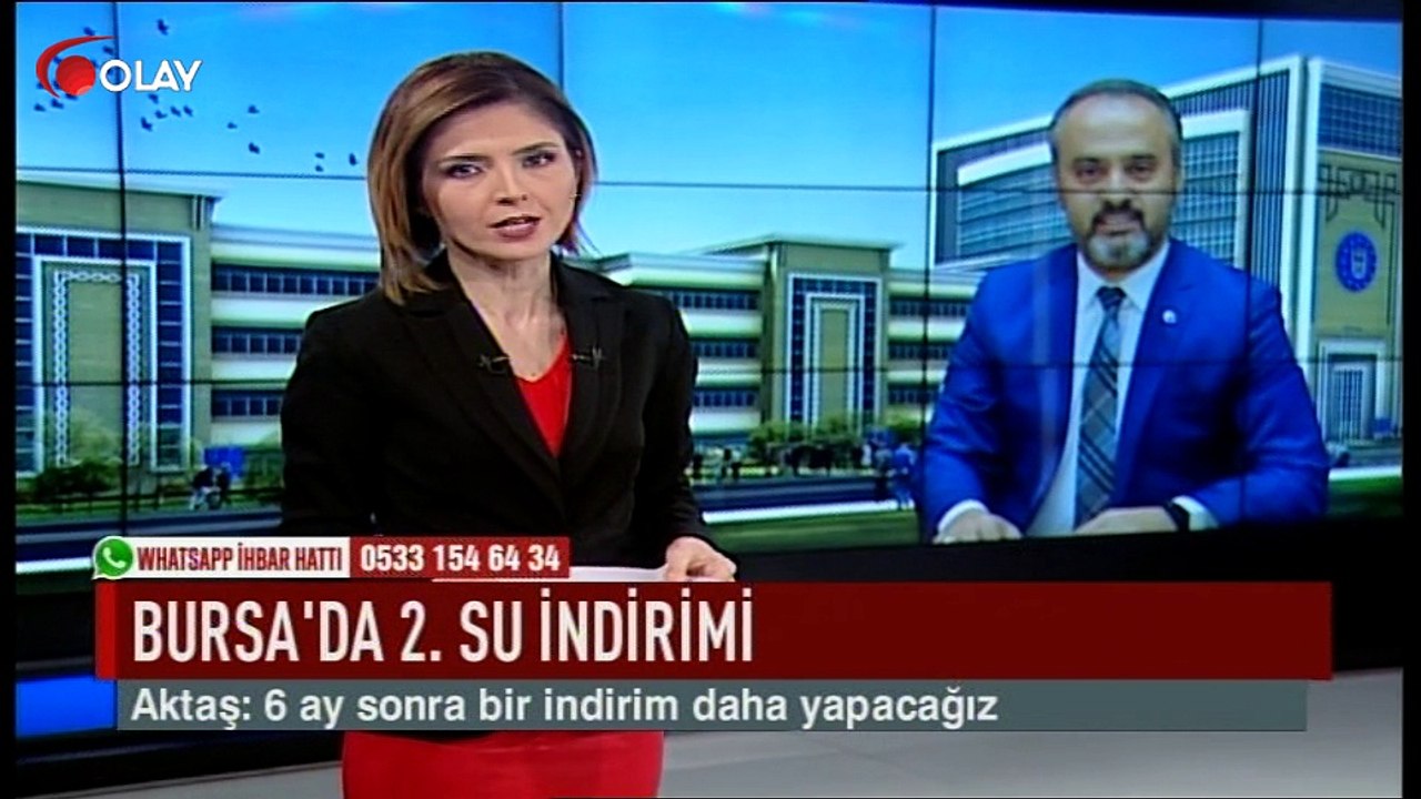 Bursa'da 2. su indirimi
