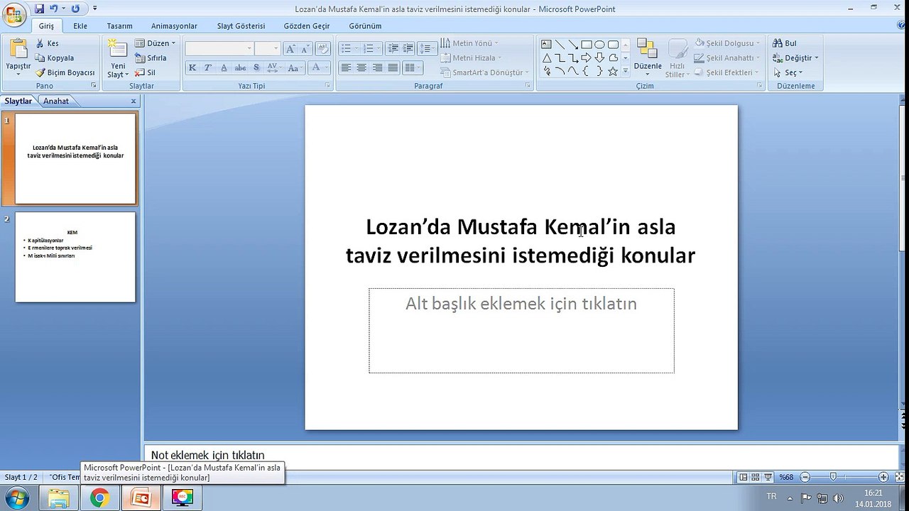 Lozan’da Mustafa Kemal’in asla taviz verilmesini istemediği konular