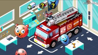 Transport for Children : Cars, Police Car, Ambulance, Fire Trucks - Cars and Truck for Kids
