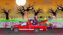 Good Vs Evil | Tow Truck Battles | Haunted House | Transport Videos For Kids | Scary Street Vehicles