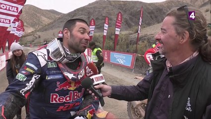 Dakar 2018 : Meo : "J'ai profité du mauvais temps pour en remettre une couche"