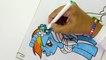 My little Pony RAINBOW DASH Coloring Pages MLP Speed Colouring K