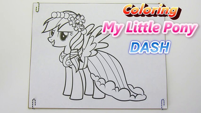 My little Pony RAINBOW DASH Coloring P