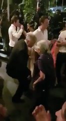 SRI LANKAN Prime Minister Ranil Wickramasinghe and Irangani Serasinghe Dance at a Wedding function.