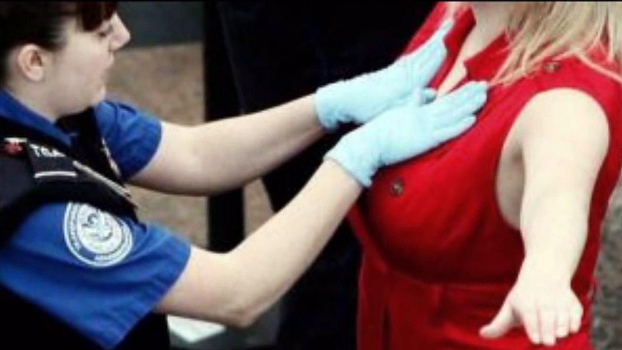 Awkward Airport Security Checking -- Shocking Video