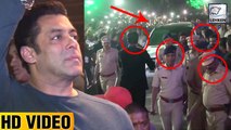 Salman Khan Walks With High Security After Getting Threats From A Gangster