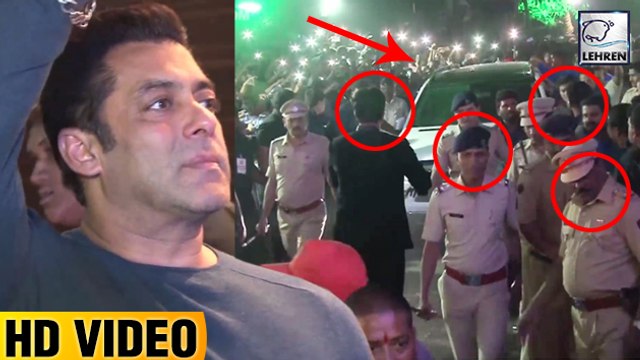 Salman Khan Walks With High Security After Getting Threats From A Gangster