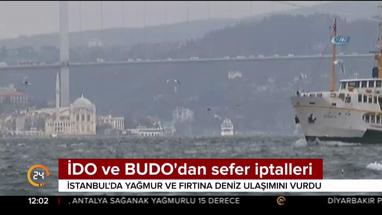 İDO ve BUDO sefer iptalleri