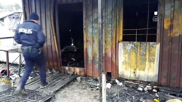 Kağıt toplayıcılarının barındığı konteynerde yangın: 3 ölü (2) - İSTANBUL