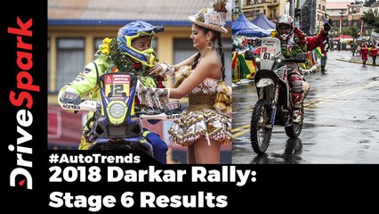2018 Dakar Rally Stage 6 Results