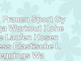 PUPU Frauen Sport Gym Yoga Workout Hohe Taille Laufen Hosen Fitness Elastische Leggings
